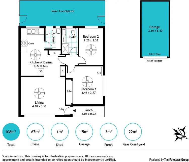 Floorplan of Homely unit listing, 1/56 Anzac Highway, Everard Park SA 5035