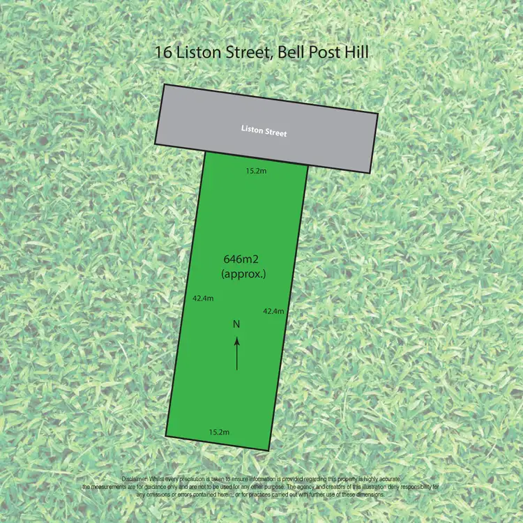 Floorplan of Homely land listing, 16 Liston Street, Bell Post Hill VIC 3215