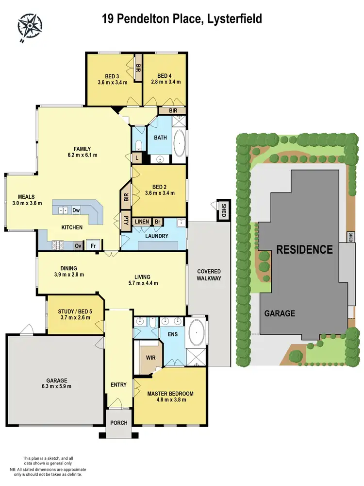 Floorplan of Homely house listing, 19 Pendelton Place, Lysterfield VIC 3156