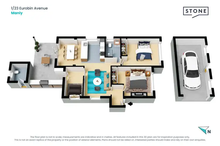 Floorplan of Homely apartment listing, 1/23 Eurobin Avenue, Manly NSW 2095