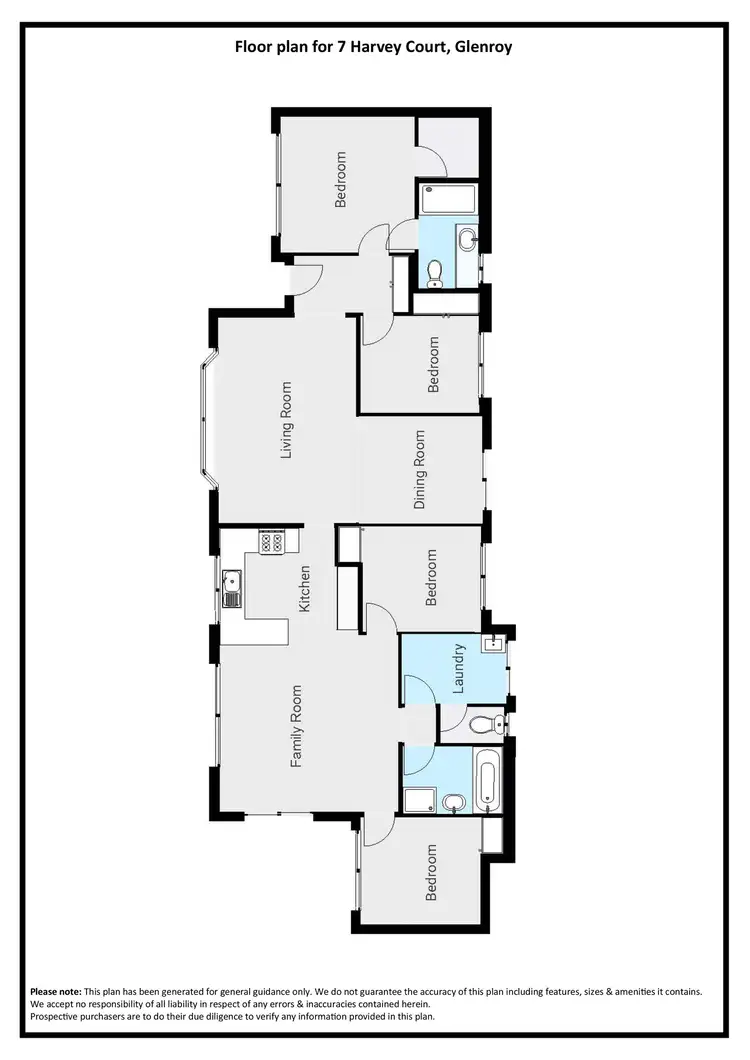Floorplan of Homely house listing, 7 Harvey Court, Glenroy NSW 2640