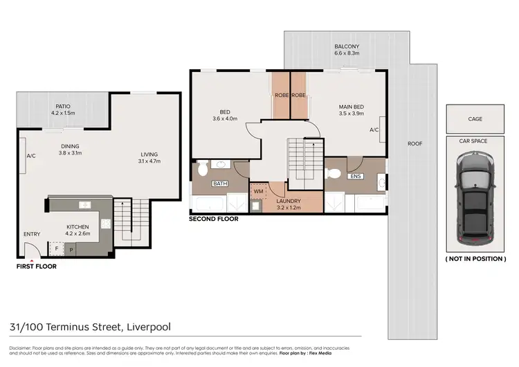 Floorplan of Homely unit listing, 31/100 Terminus Street, Liverpool NSW 2170