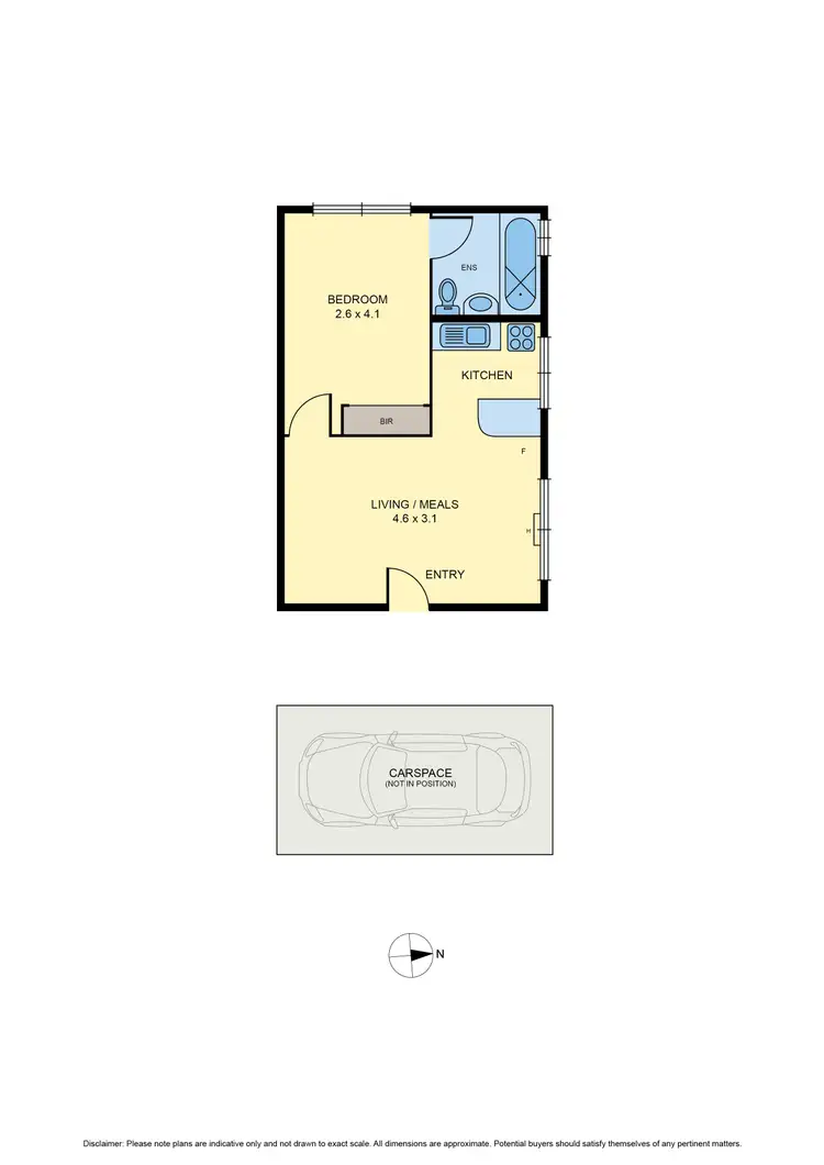 Floorplan of Homely unit listing, 2/28 Hopetoun Street, Moonee Ponds VIC 3039