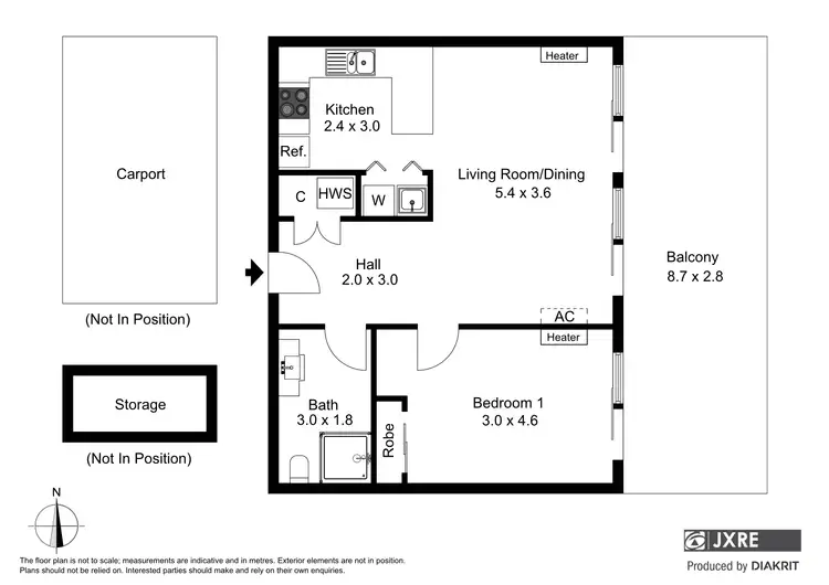 Floorplan of Homely apartment listing, 21/3 Rusden Place, Notting Hill VIC 3168