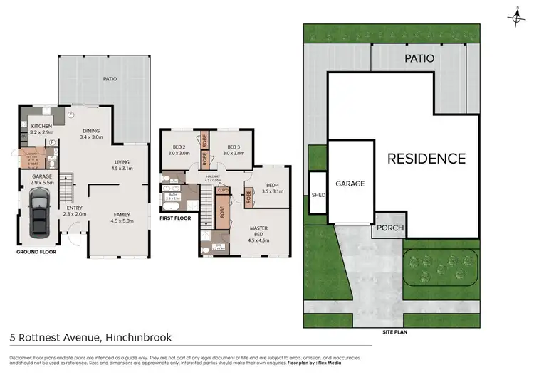 Floorplan of Homely house listing, 5 Rottnest Avenue, Hinchinbrook NSW 2168