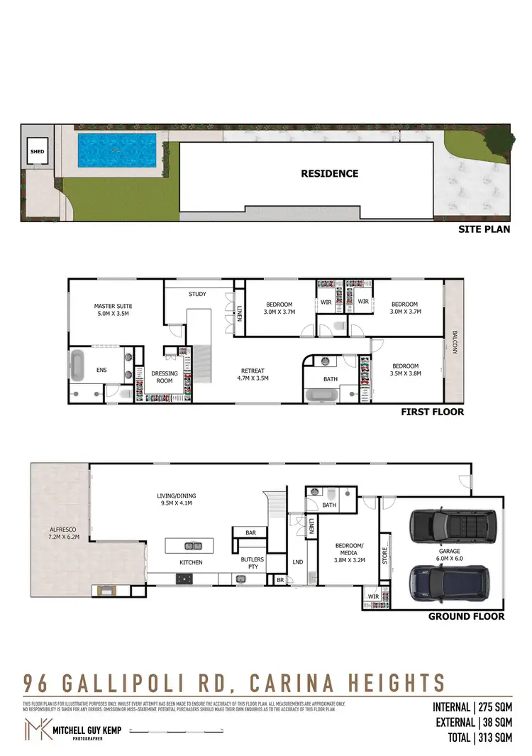 Floorplan of Homely house listing, 96 Gallipoli Road, Carina Heights QLD 4152