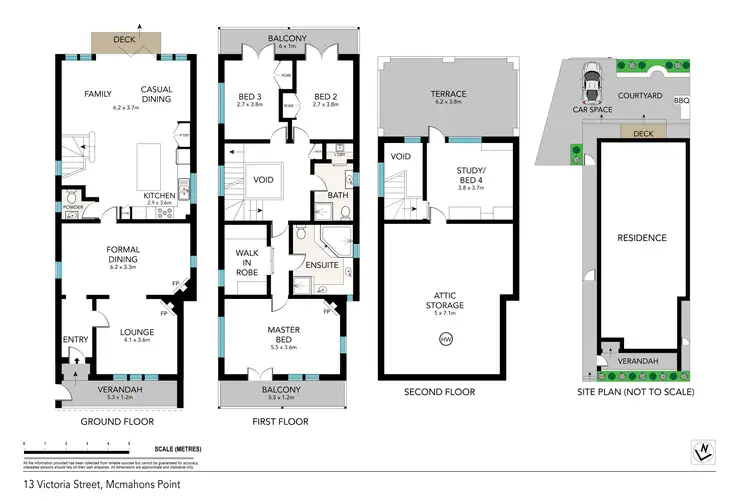 Floorplan of Homely house listing, 13 Victoria Street, Mcmahons Point NSW 2060