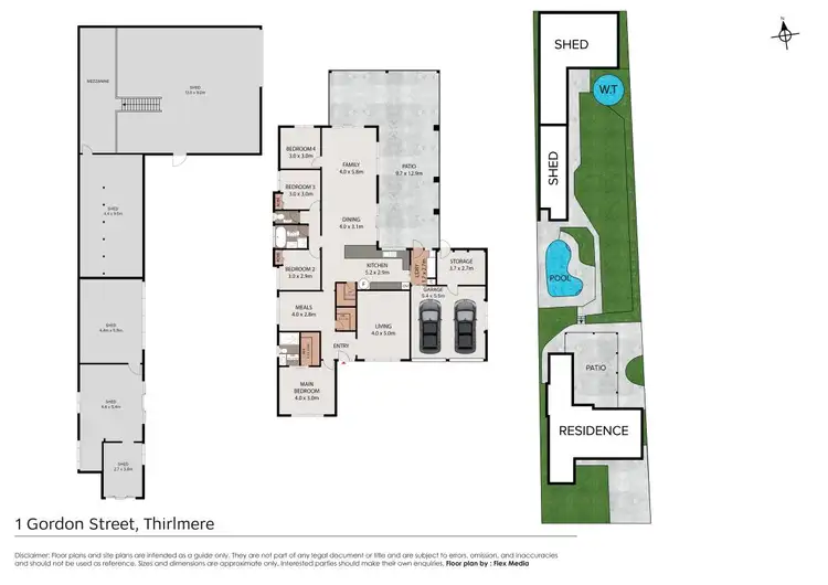 Floorplan of Homely house listing, 1 Gordon Street, Thirlmere NSW 2572