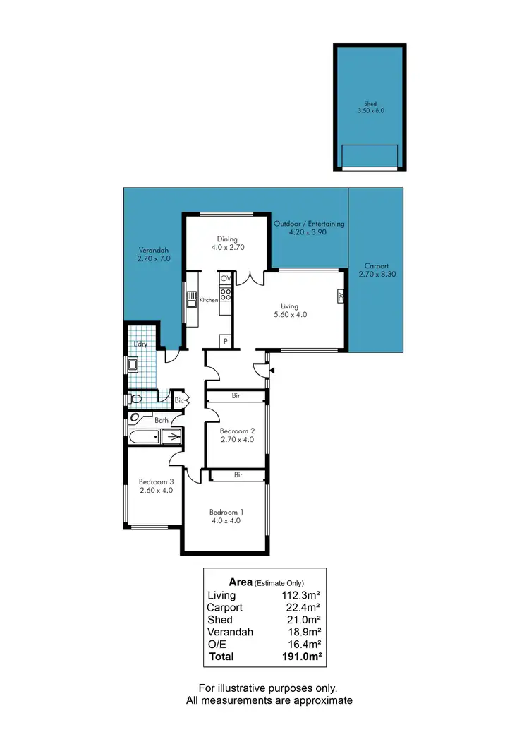 Floorplan of Homely house listing, 50 Birdwood Terrace, North Plympton SA 5037