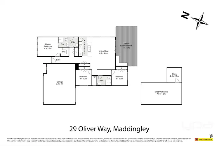 Floorplan of Homely house listing, 29 Oliver Way, Maddingley VIC 3340
