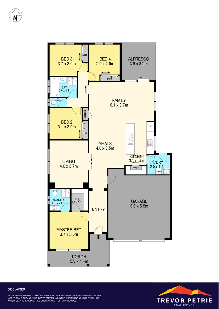Floorplan of Homely house listing, 3 Casuarina Court, Beaufort VIC 3373