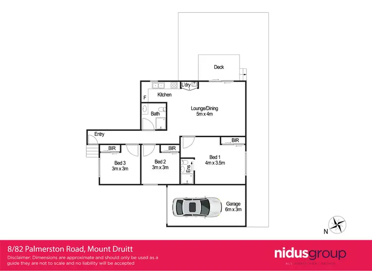Floorplan of Homely villa listing, 8/82 Palmerston Road, Mount Druitt NSW 2770