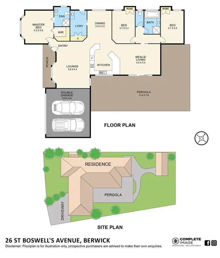 Floorplan of Homely house listing, 26 St Boswells Avenue, Berwick VIC 3806