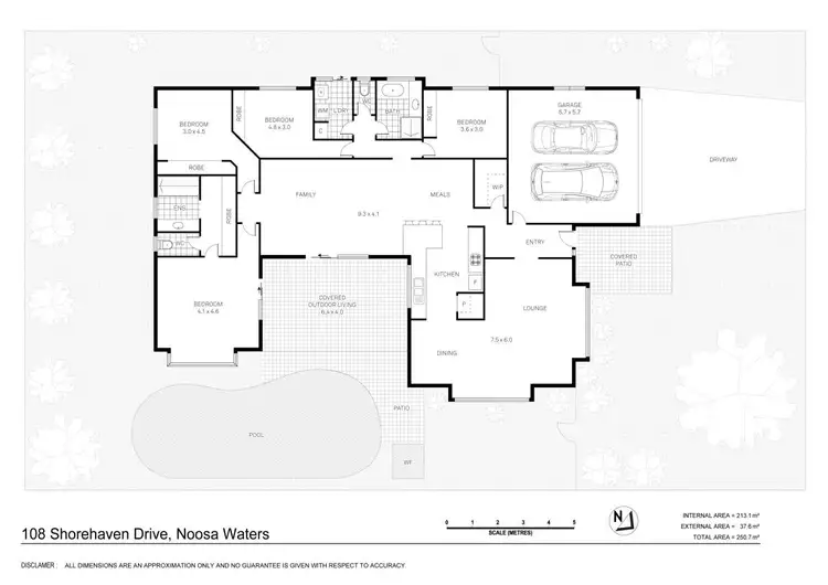 Floorplan of Homely house listing, 108 Shorehaven Drive, Noosa Waters QLD 4566
