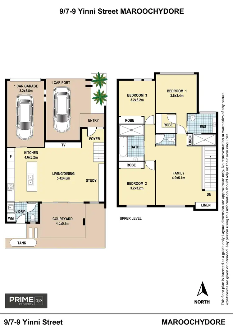Floorplan of Homely townhouse listing, 9/7-9 Yinni Street, Maroochydore QLD 4558