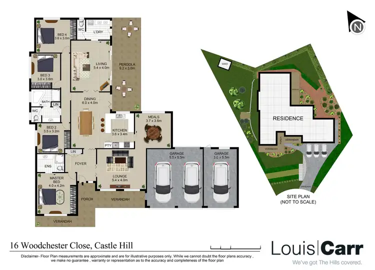 Floorplan of Homely house listing, 16 Woodchester Close, Castle Hill NSW 2154