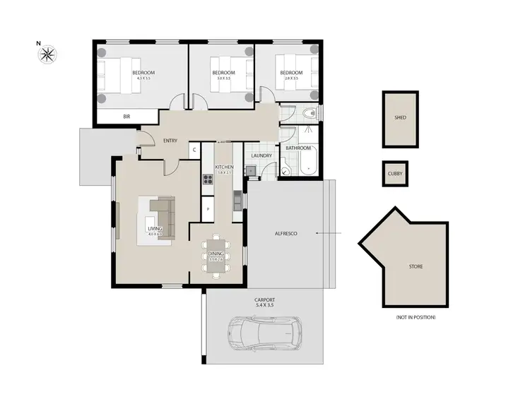 Floorplan of Homely house listing, 19 Winifred Jane Crescent, Hadspen TAS 7290