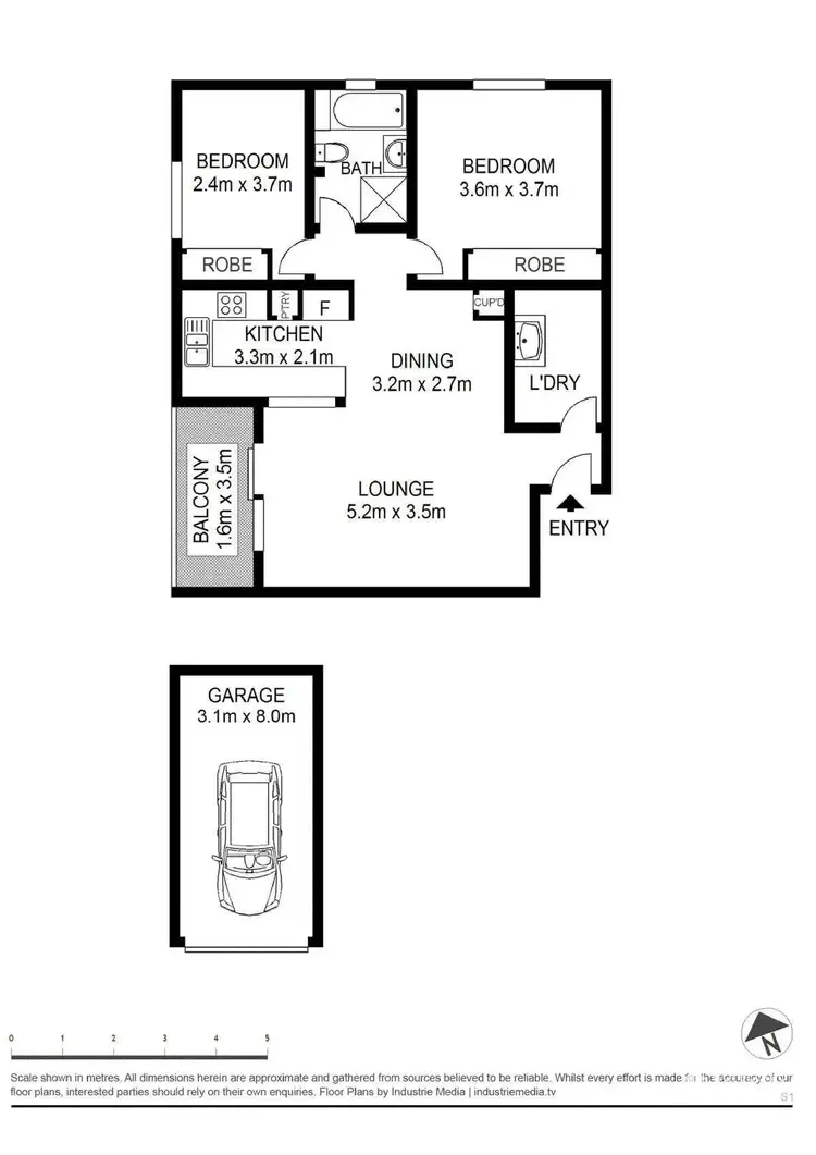 Floorplan of Homely unit listing, 11/2-4 Curtis Street, Caringbah NSW 2229