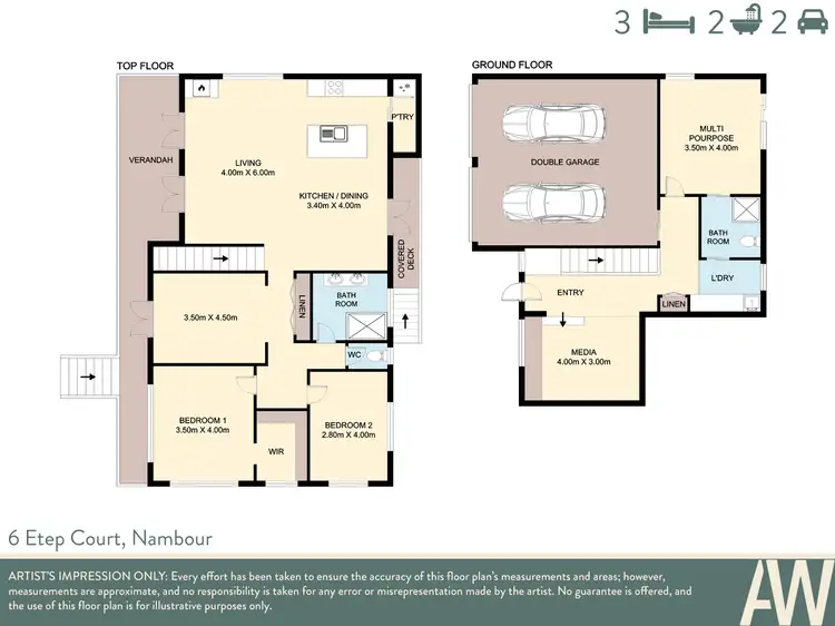 Floorplan of Homely house listing, 6 Etep Court, Nambour QLD 4560