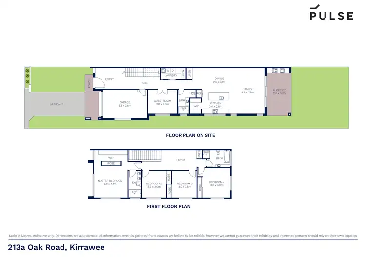Floorplan of Homely semi-detached listing, 213a Oak Road, Kirrawee NSW 2232