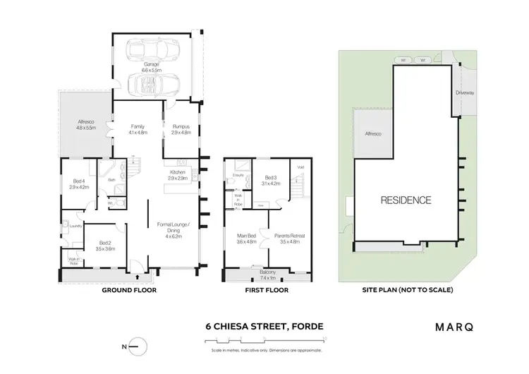 Floorplan of Homely house listing, 6 Chiesa Street, Forde ACT 2914