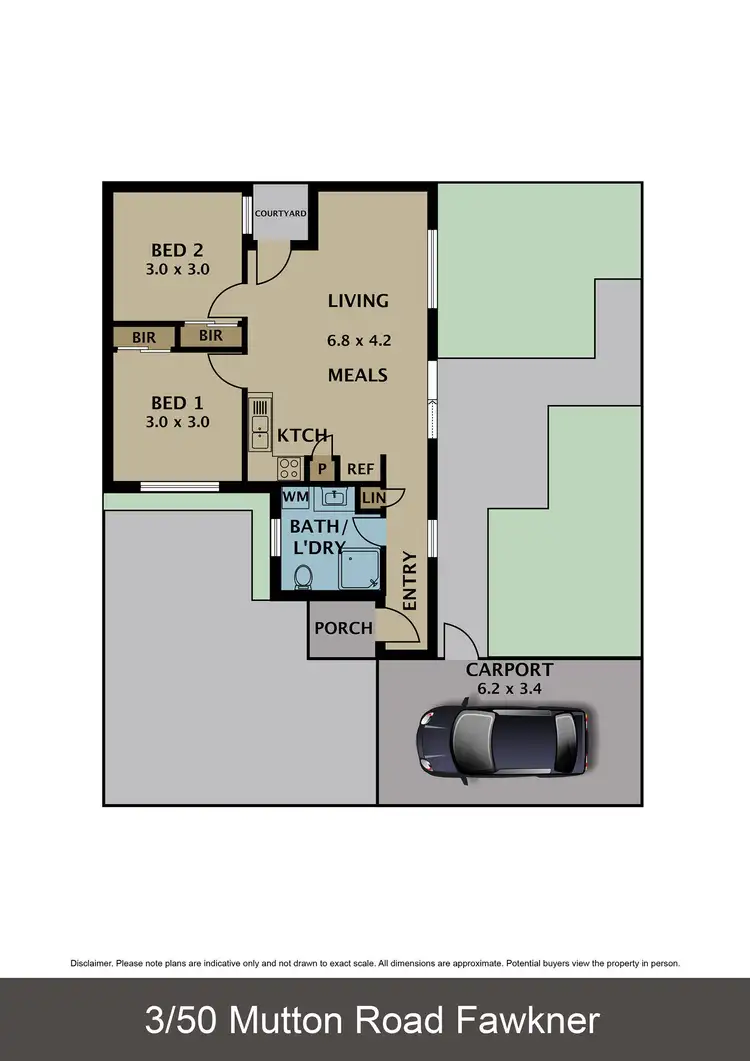 Floorplan of Homely unit listing, 3/50 Mutton Road, Fawkner VIC 3060