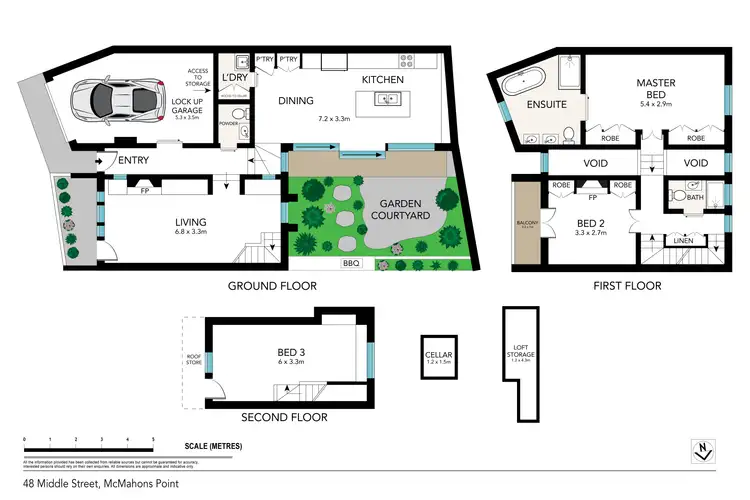 Floorplan of Homely house listing, 48 Middle Street, Mcmahons Point NSW 2060