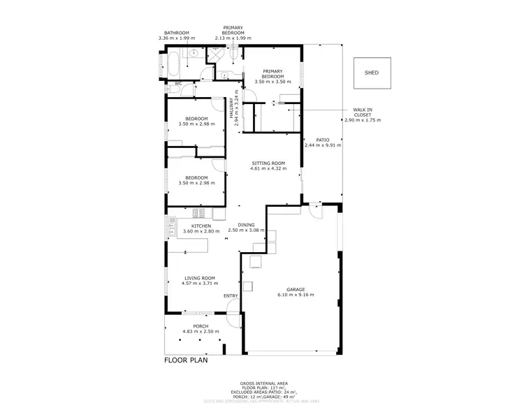 Floorplan of Homely house listing, 1 Hyacinth Close, Edmonton QLD 4869