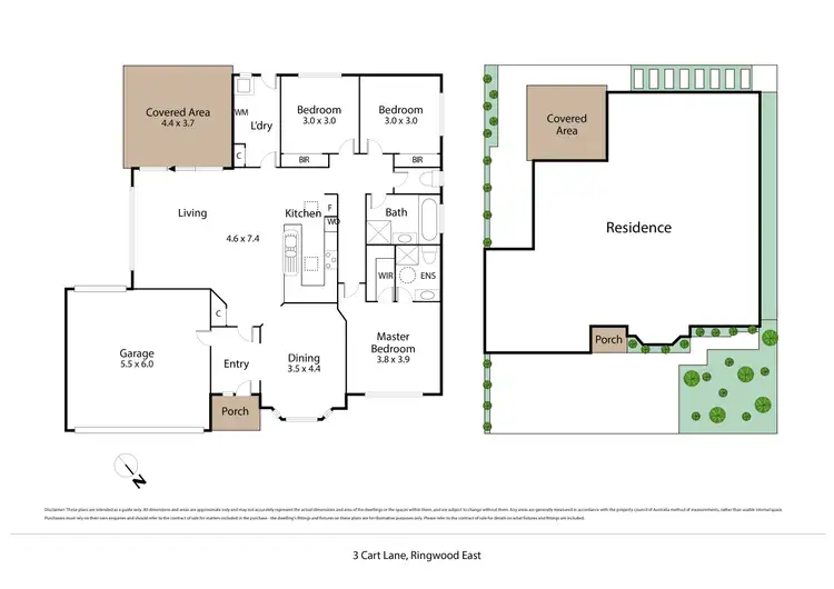 Floorplan of Homely house listing, 3 Cart Lane, Ringwood East VIC 3135