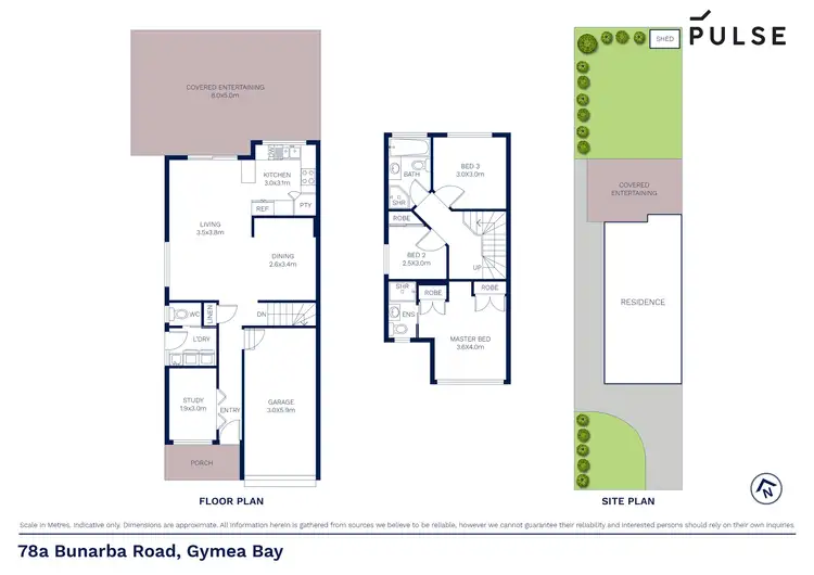 Floorplan of Homely semi-detached listing, 78a Bunarba Road, Gymea Bay NSW 2227