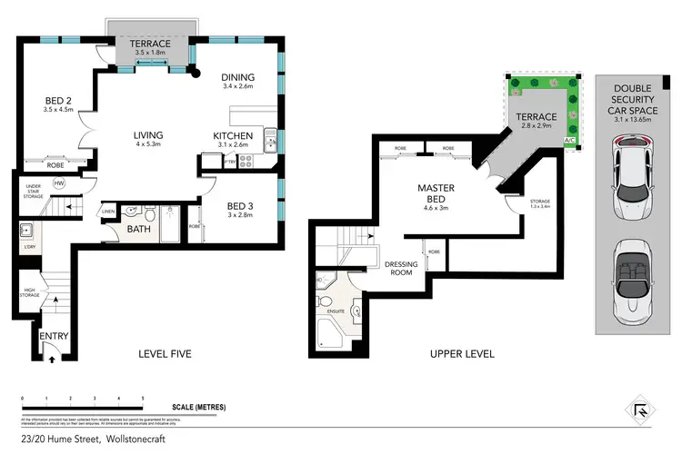 Floorplan of Homely apartment listing, 23/20-26 Hume Street, Wollstonecraft NSW 2065