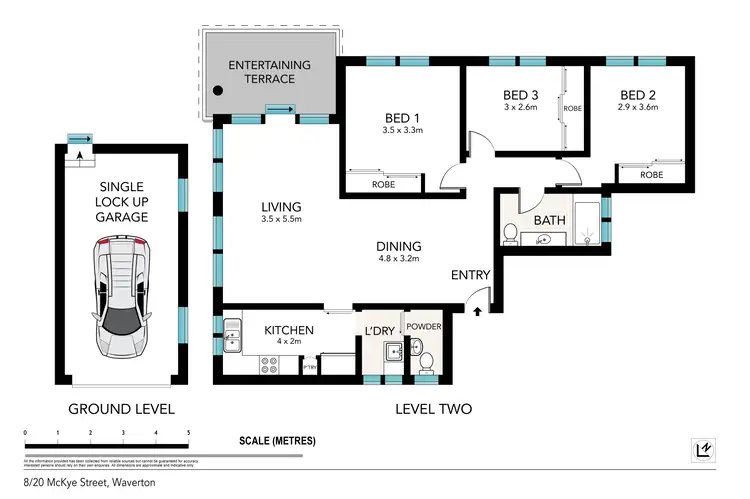 Floorplan of Homely apartment listing, 8/20 McKye Street, Waverton NSW 2060