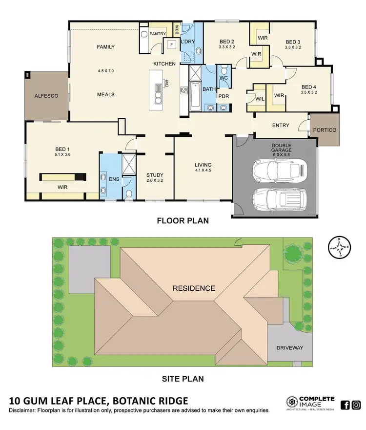 Floorplan of Homely house listing, 10 Gumleaf Place, Botanic Ridge VIC 3977