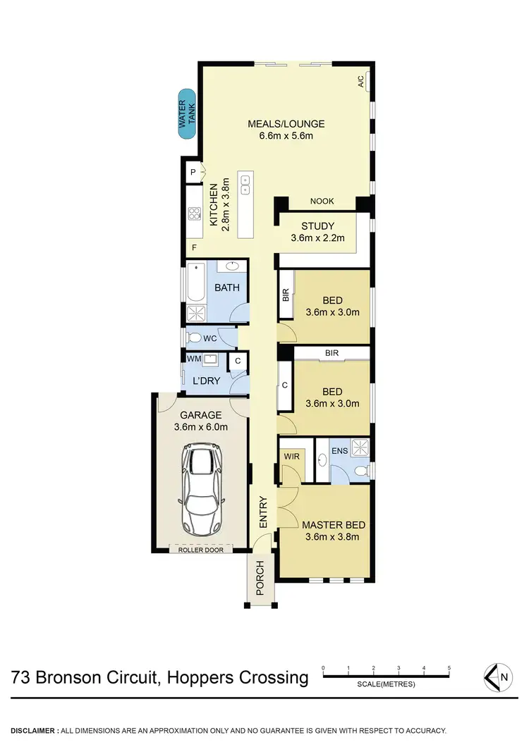 Floorplan of Homely house listing, 73 Bronson Circuit, Hoppers Crossing VIC 3029