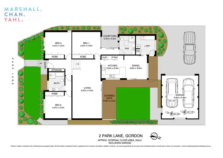 Floorplan of Homely house listing, 2 Park Lane, Gordon NSW 2072
