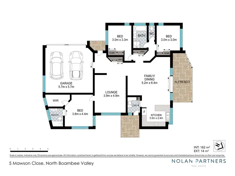 Floorplan of Homely house listing, 5 Mawson Close, North Boambee Valley NSW 2450