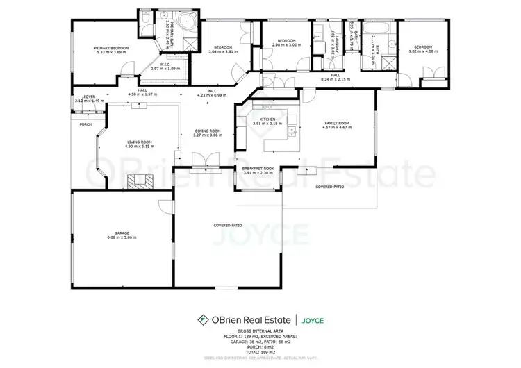 Floorplan of Homely house listing, 9 Ocallaghan Drive, Wangaratta VIC 3677