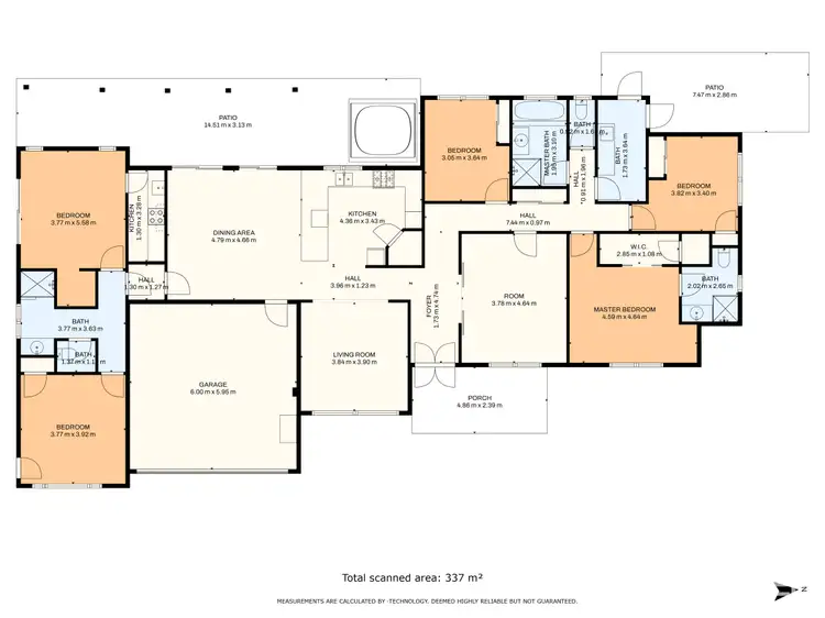 Floorplan of Homely house listing, 16 St Pierre Loop, Meadow Springs WA 6210