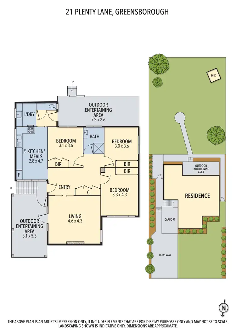 Floorplan of Homely house listing, 21 Plenty Lane, Greensborough VIC 3088