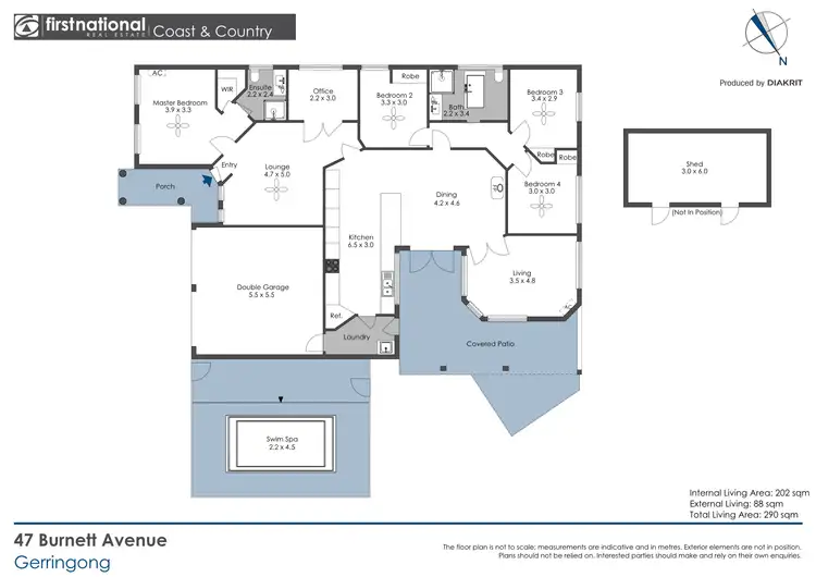 Floorplan of Homely house listing, 47 Burnett Avenue, Gerringong NSW 2534