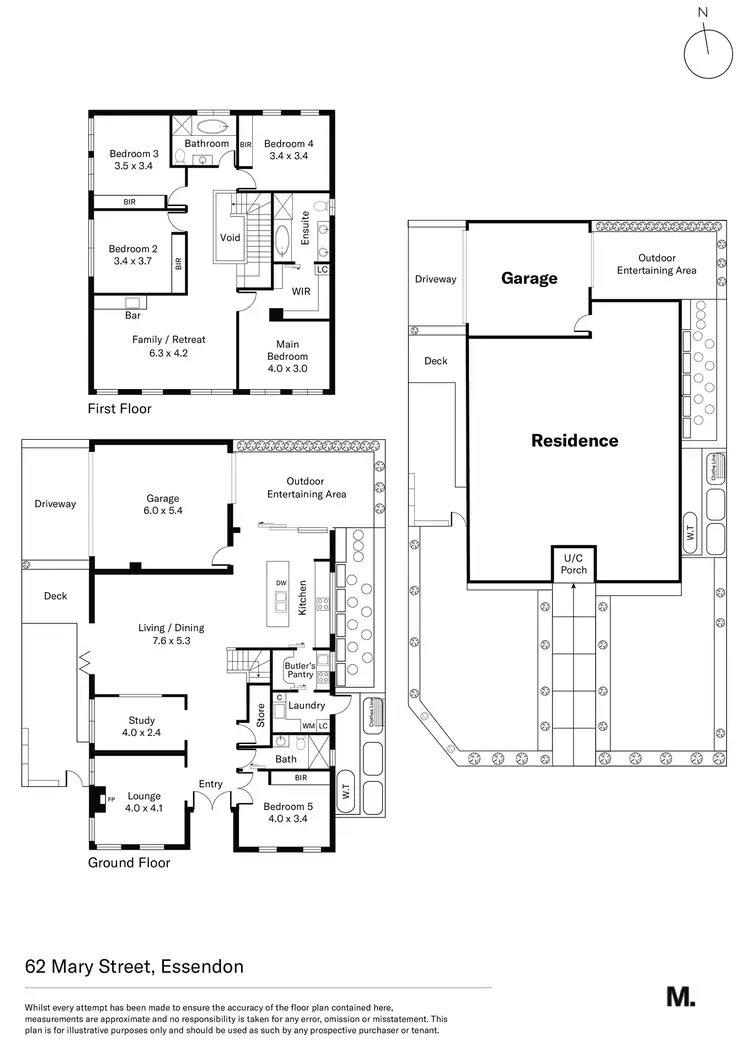 Floorplan of Homely house listing, 62 Mary Street, Essendon VIC 3040