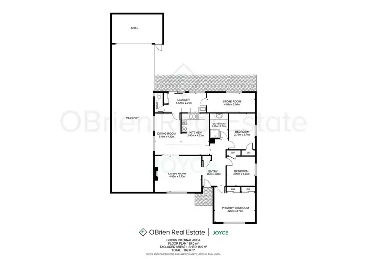 Floorplan of Homely house listing, 40 Brodie Street, Wangaratta VIC 3677