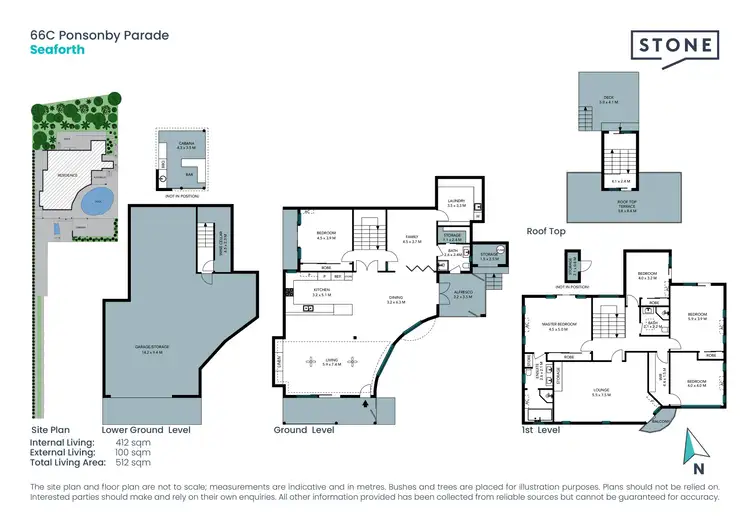 Floorplan of Homely house listing, 66C Ponsonby Parade, Seaforth NSW 2092
