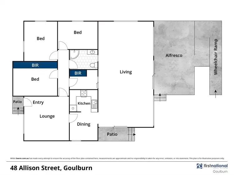 Floorplan of Homely house listing, 48 Allison Street, Goulburn NSW 2580