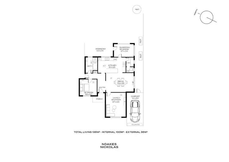 Floorplan of Homely house listing, 72A Diagonal Road, Somerton Park SA 5044