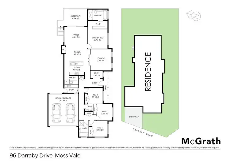 Floorplan of Homely house listing, 96 Darraby Drive, Moss Vale NSW 2577