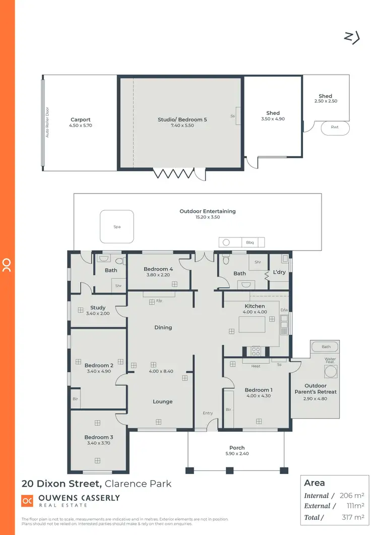 Floorplan of Homely house listing, 20 Dixon Street, Clarence Park SA 5034