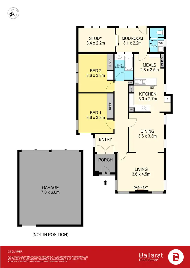 Floorplan of Homely house listing, 430 Raglan Street South, Ballarat Central VIC 3350