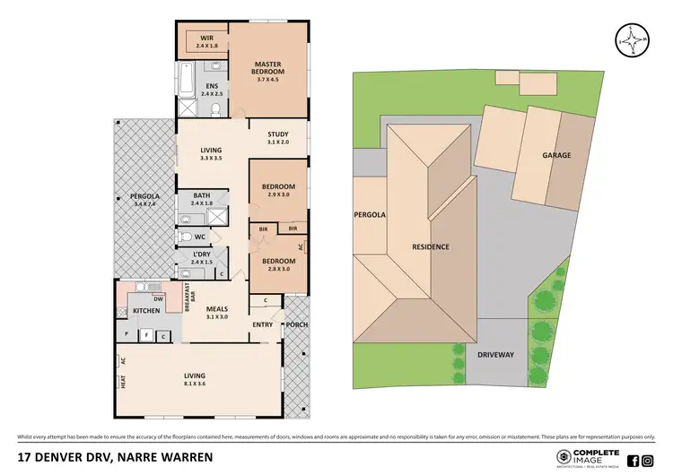Floorplan of Homely house listing, 17 Denver Drive, Narre Warren VIC 3805