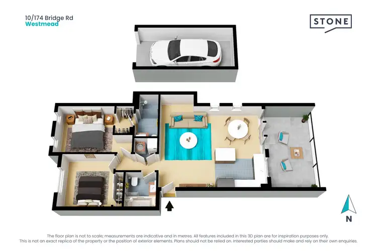 Floorplan of Homely apartment listing, 10/174 Bridge Road, Westmead NSW 2145